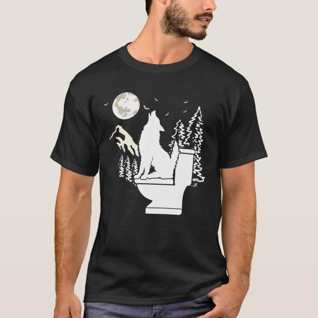 Camiseta Lobo no Banheiro (Frente)
