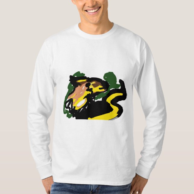 Camiseta Lobo no outono (Frente)