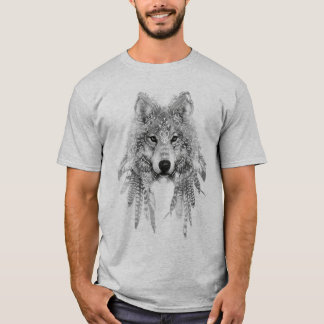 Camiseta Lobo no t-shirt nativo do roupa