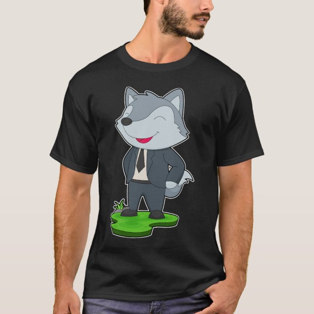 Camiseta Lobo Noivo Gravata Casamento (Frente)