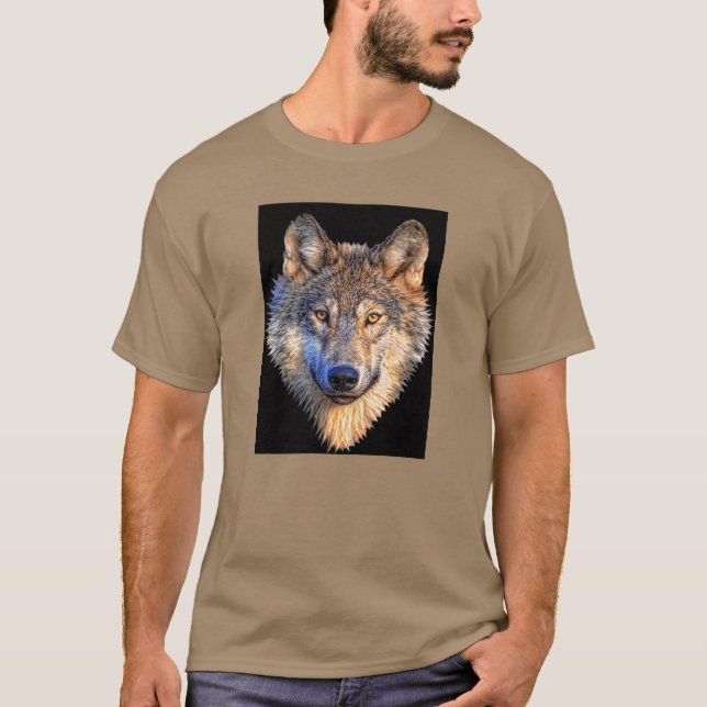 Camiseta Lobo observador (Frente)