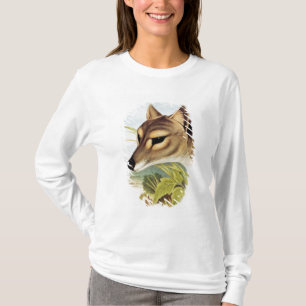 Camiseta Lobo ou tigre tasmaniano
