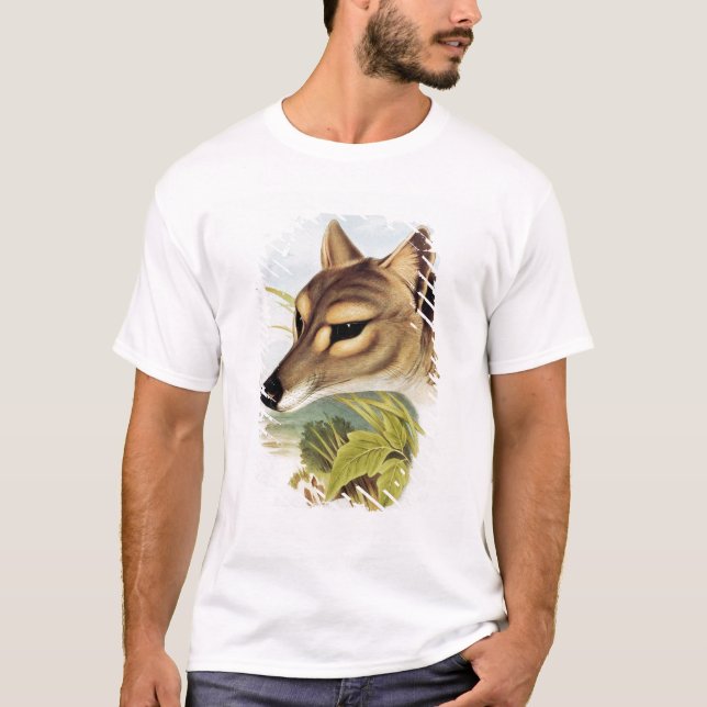 Camiseta Lobo ou tigre tasmaniano (Frente)