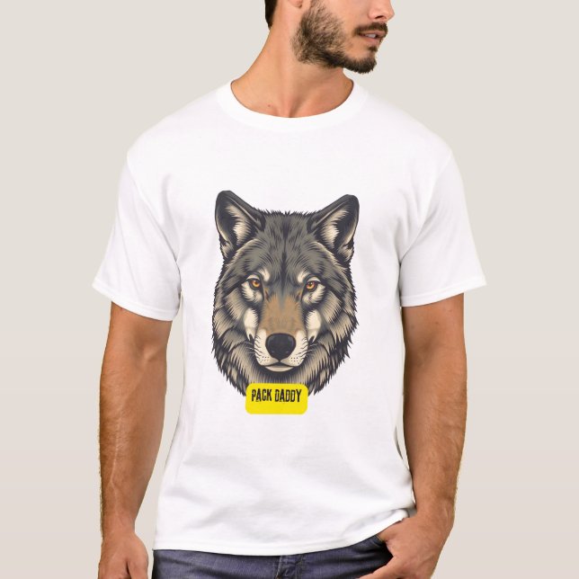 Camiseta Lobo. Pai do pacote (Frente)