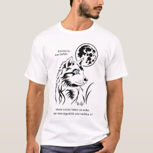 Camiseta lobo pequeno em pensamento alpargata