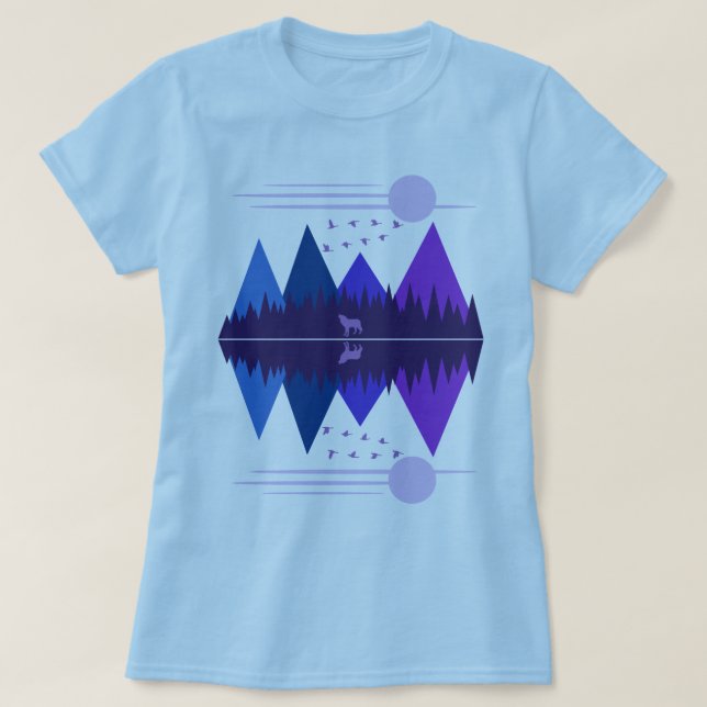 Camiseta Lobo Solitário (Frente do Design)