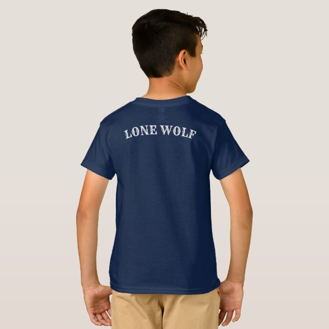 CAMISETA LOBO SOLITÁRIO (Parte Traseira Completa)