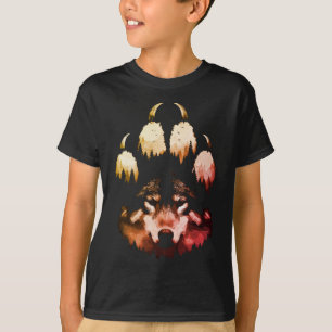 Camiseta Lobo Solitário. Alma Selvagem