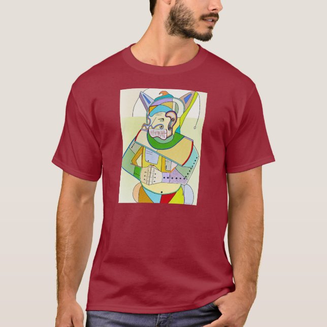 Camiseta "Lobo solitário" por Ruchell Alexander (Frente)