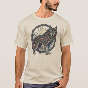 Camiseta Lobo Tribal