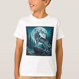Camiseta Lobo Uivando