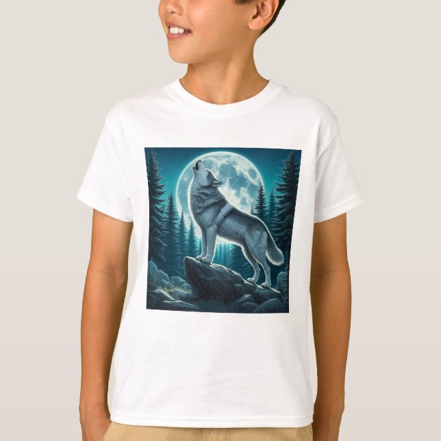 Camiseta Lobo Uivando (Frente)