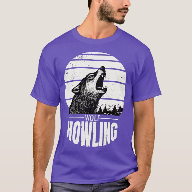 Camiseta Lobo Uivando 2 (Frente)