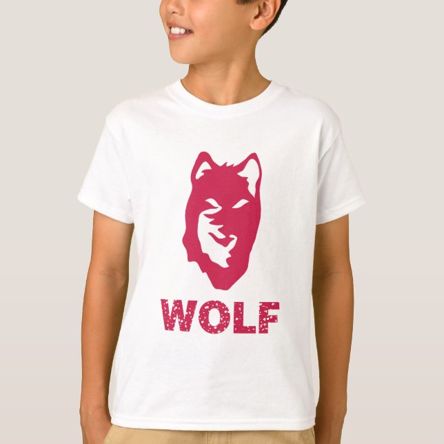 Camiseta Lobo (Vermelho) (Frente)