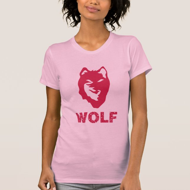 Camiseta Lobo (Vermelho) (Frente)
