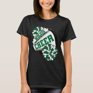 Camiseta Lobos Cheer Ck Para Espírito de Liderança de Torci
