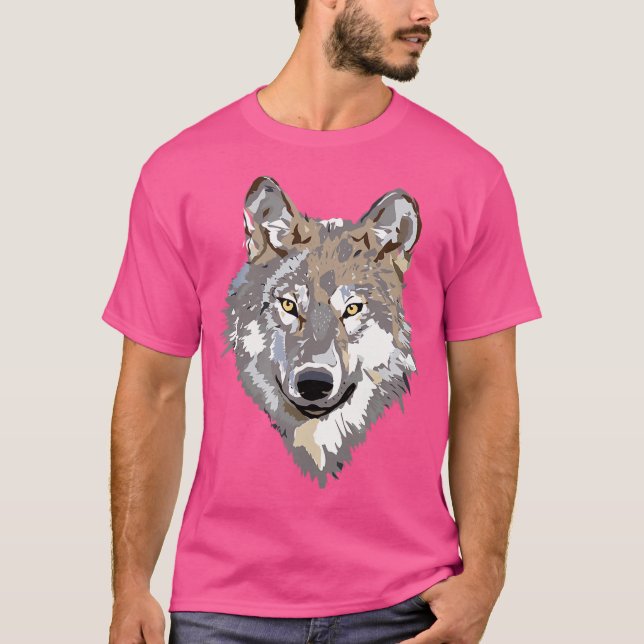 Camiseta Lobos da Cabeça de Lobo (Frente)