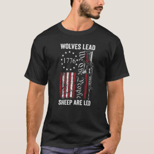 Camiseta Lobos Lideram Ovelha São Led Usa Pro Gun segundo E