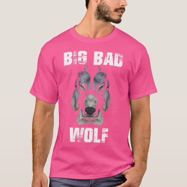 Camiseta Lobos Maus E Engraçados Pelo Lobo (Frente)