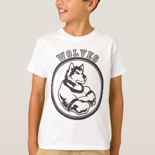 Camiseta Lobos ou mascote do lobo