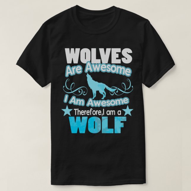 Camiseta Lobos São Incríveis Eu Sou Incrível (Frente do Design)