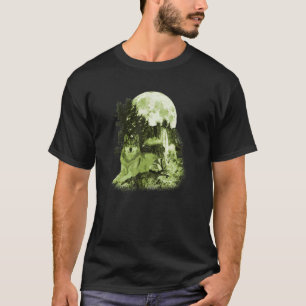 Camiseta Lobos Vida Selvagem Animal Cachoeiras Lua Lobo E U