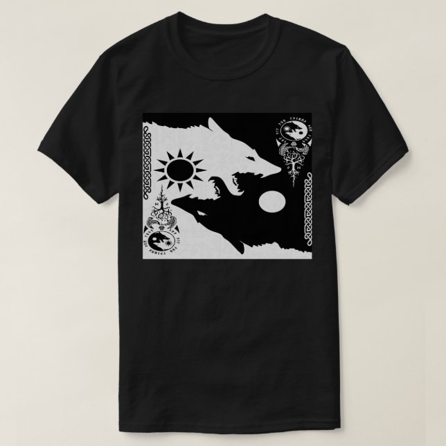 Camiseta Lobos vikings (Frente do Design)