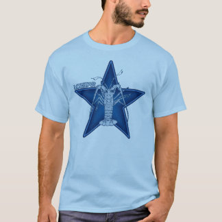Camiseta Lobstar dois no azul