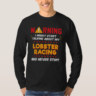 Camiseta Lobster Racing Joke Graphic
