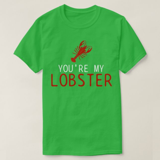 Camiseta Lobster red (Frente do Design)
