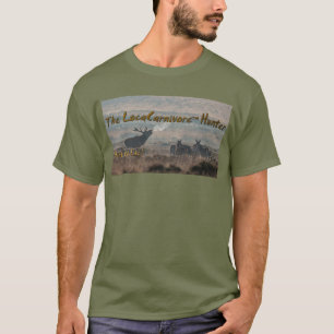Camiseta LocaCarnivore - T-Shirt Verde de Pequena Superfíci