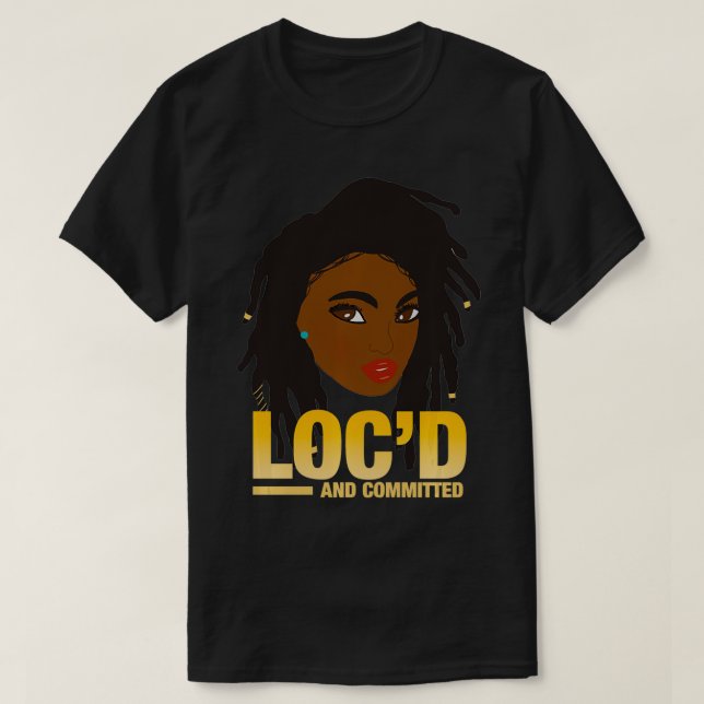 Camiseta Locais de Loc'd e Comprometidos (Frente do Design)