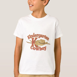 Camiseta Local da escola de cowboy do jardim de infância oc