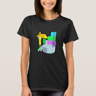 Camiseta Local De Construção Da Torre Do Inferno