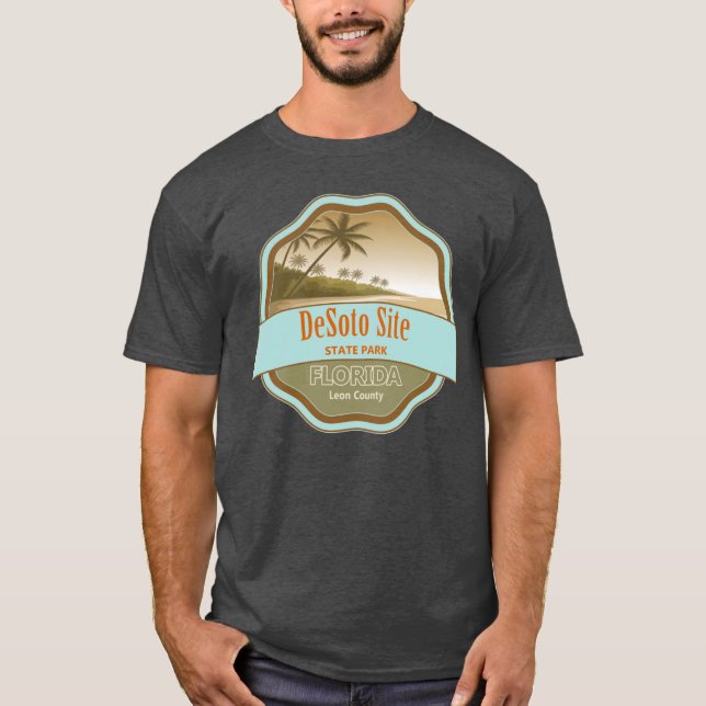 Camiseta Local De DeSoto Parque Estadual Histórico de Leon  (Frente)