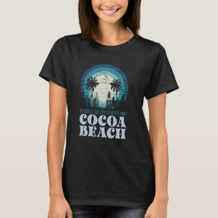 Camiseta Local de surf da Costa Leste de Cocoa Beach retrô