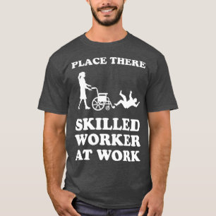 Camiseta Local de Trabalho dos Trabalhadores Qualificados