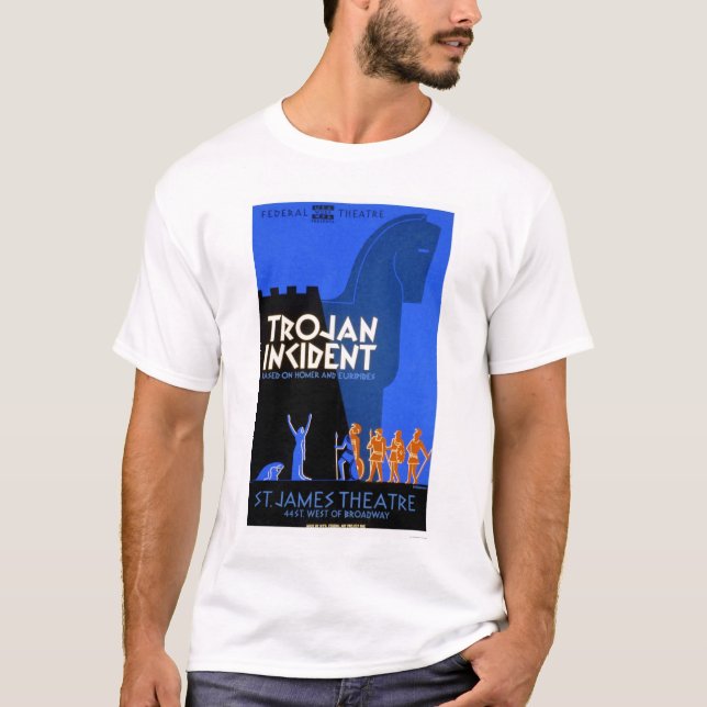 Camiseta Local Trojan do incidente WPA 1937 (Frente)