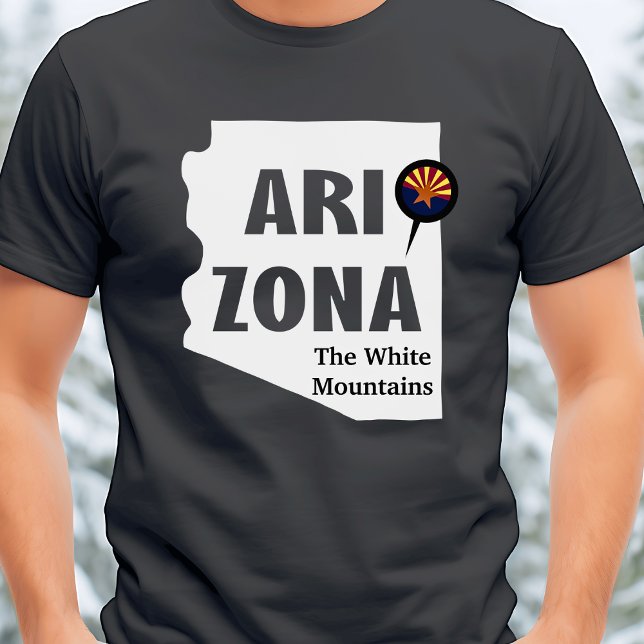 Camiseta Localizador de Inicialização das Montanhas Brancas (Criador carregado)