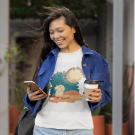 Camiseta localizador de Ouros de aquarela personalização de