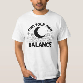 Camiseta Localizar seu próprio saldo