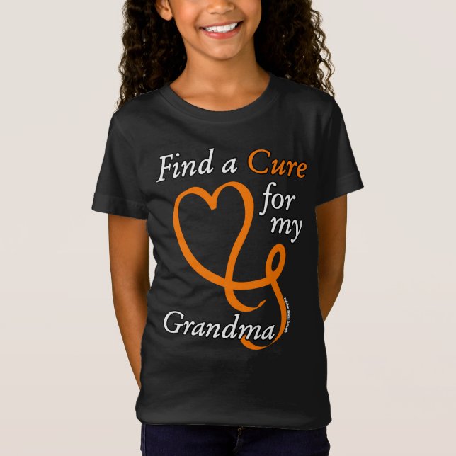 Camiseta Localizar um Cure/Coração/Avó...RSD/CRPS (Frente)
