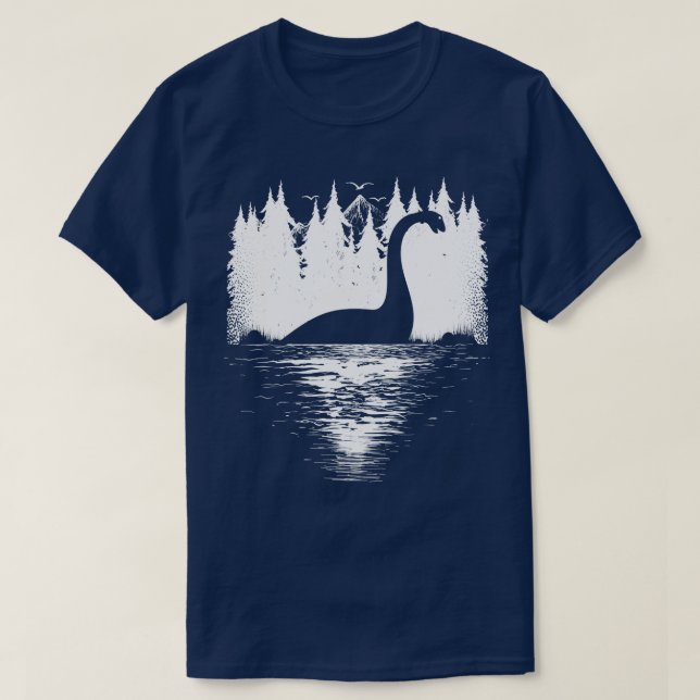 Camiseta Loch Ness Monster 6 (Frente do Design)