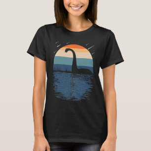 Camiseta Loch Ness Monster Folklore Cryptid Para Homens Mul