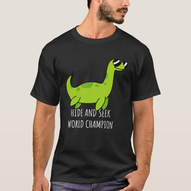 Camiseta Loch Ness Monster  Hide and Hide Game World Champi (Frente)