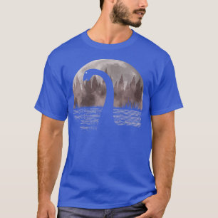 Camiseta Loch Ness Monster Nessie Full Moon