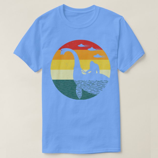 Camiseta Loch Ness Monster Nessie Ufo (Frente do Design)