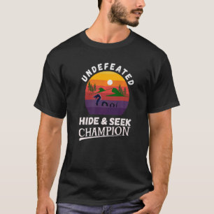 Camiseta Loch Ness Monster Oculta-se e procure campeão