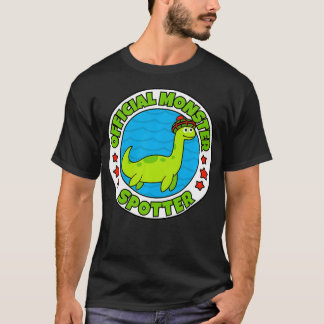 Camiseta Loch Ness Monster para Crianças Monstro Oficial