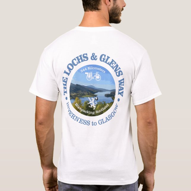 Camiseta Lochs & Glens Way (ciclismo c) (Verso)